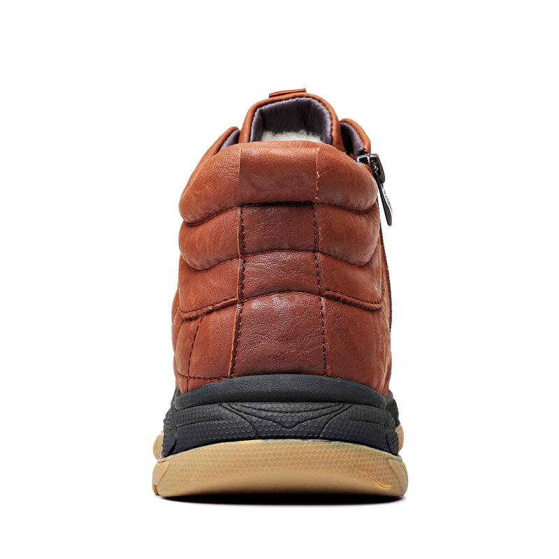 Men's Winter Snow Boots Waterproof Warm Insulated Non Slip Outdoorworke Trekking Ankle Bootie