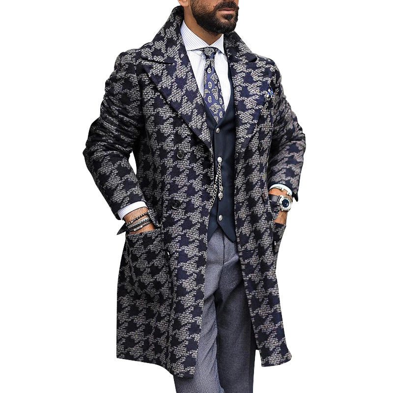 Winter Mid-length Suit Collar Fashion Coat