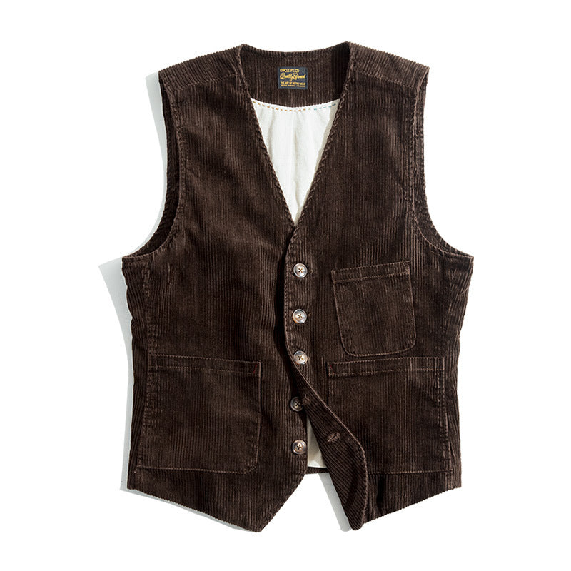 Men's Western Vintage Autumn Corduroy Vest