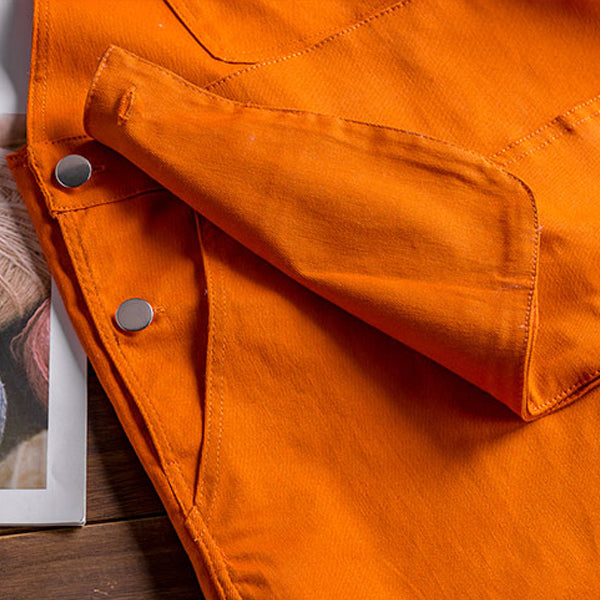 Hiphop Big Pocket Workwear Bib Overalls Suspender Pants