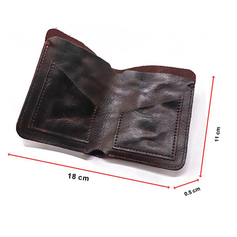 Mens Distressed Bifold Soft Vintage Wallet