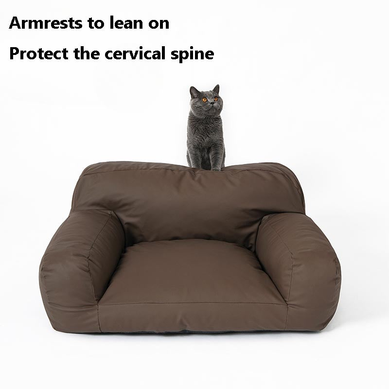 Waterproof Wide Armrest Pet Sofa
