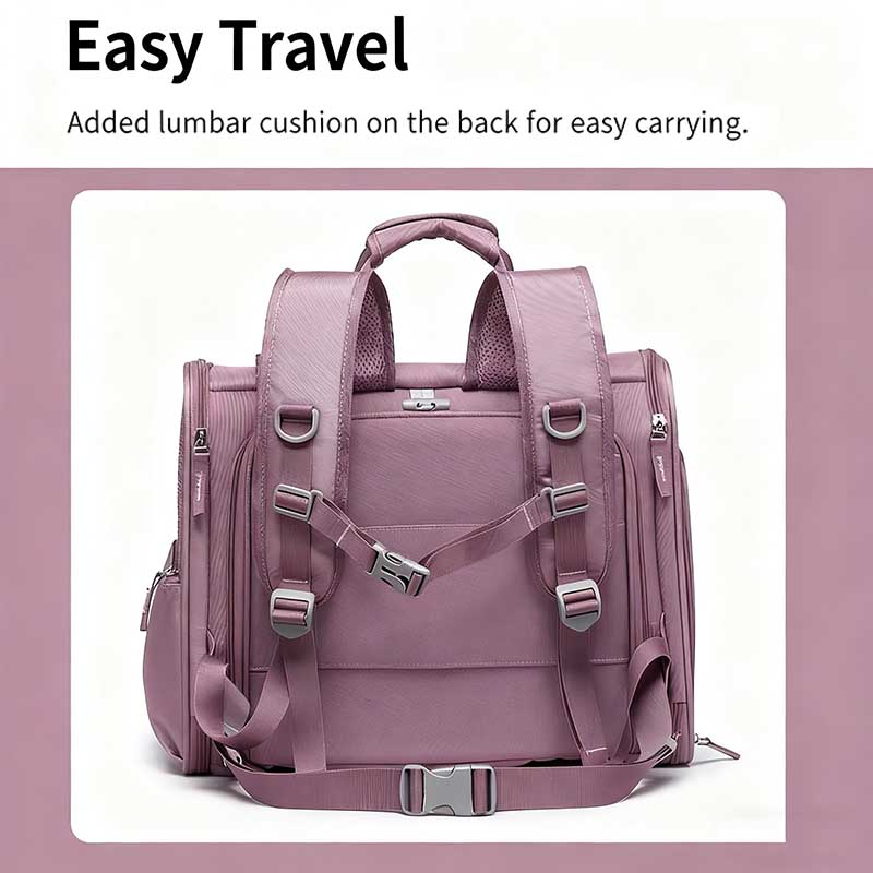 Breathable and Expandable Portable Cat Backpack