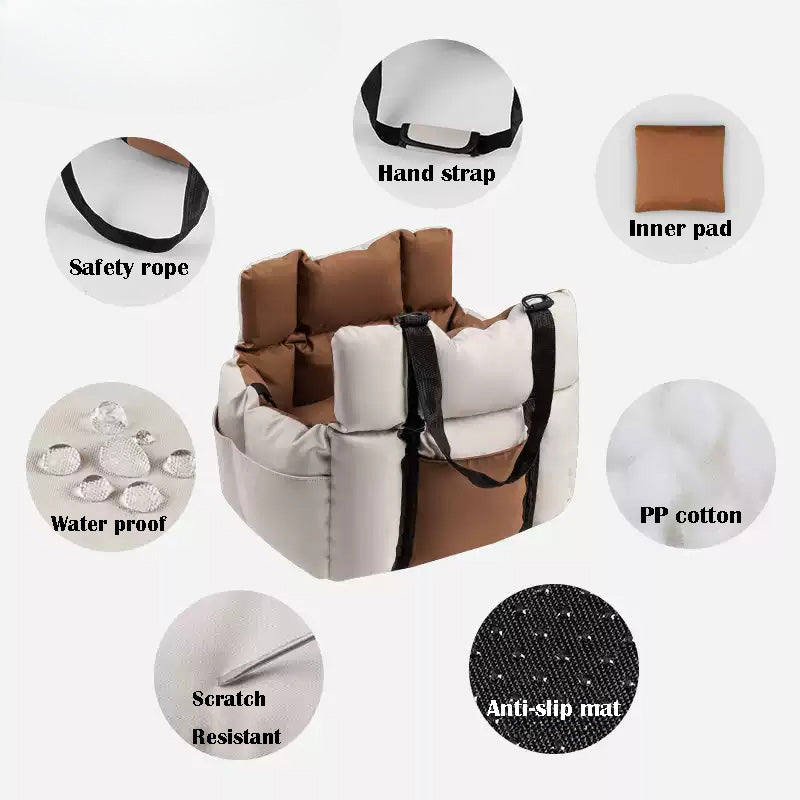 Soft Comfortable Car Bag Pet Safety Seat