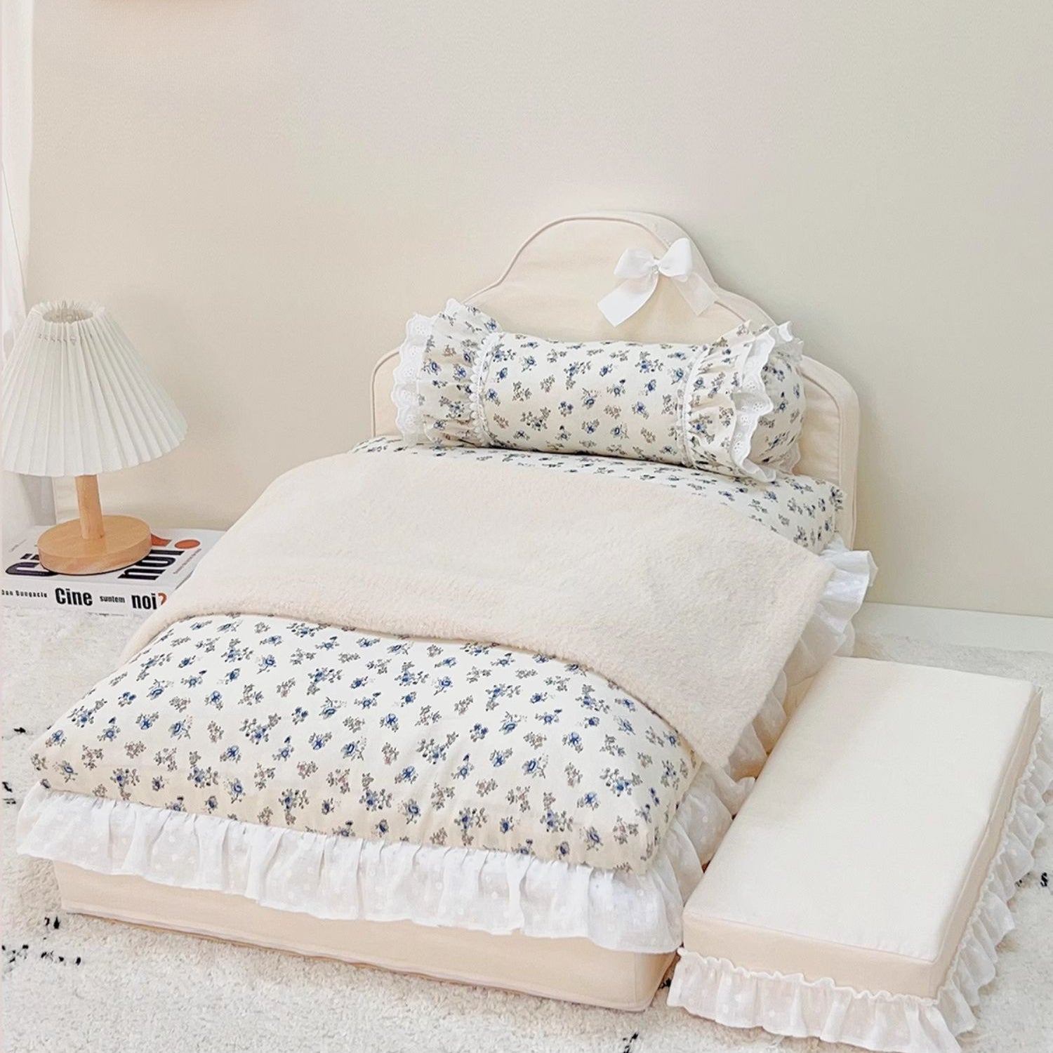 Pure Cotton Detachable Washable Pet Soft Bed