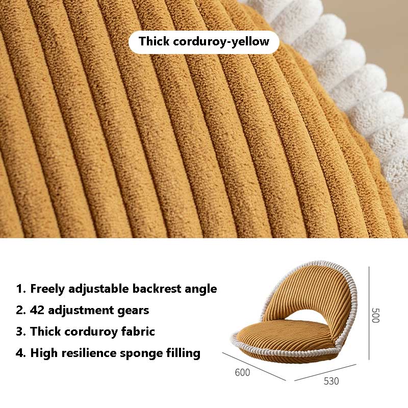 Adjustable Backrest Sofa Folding Seat