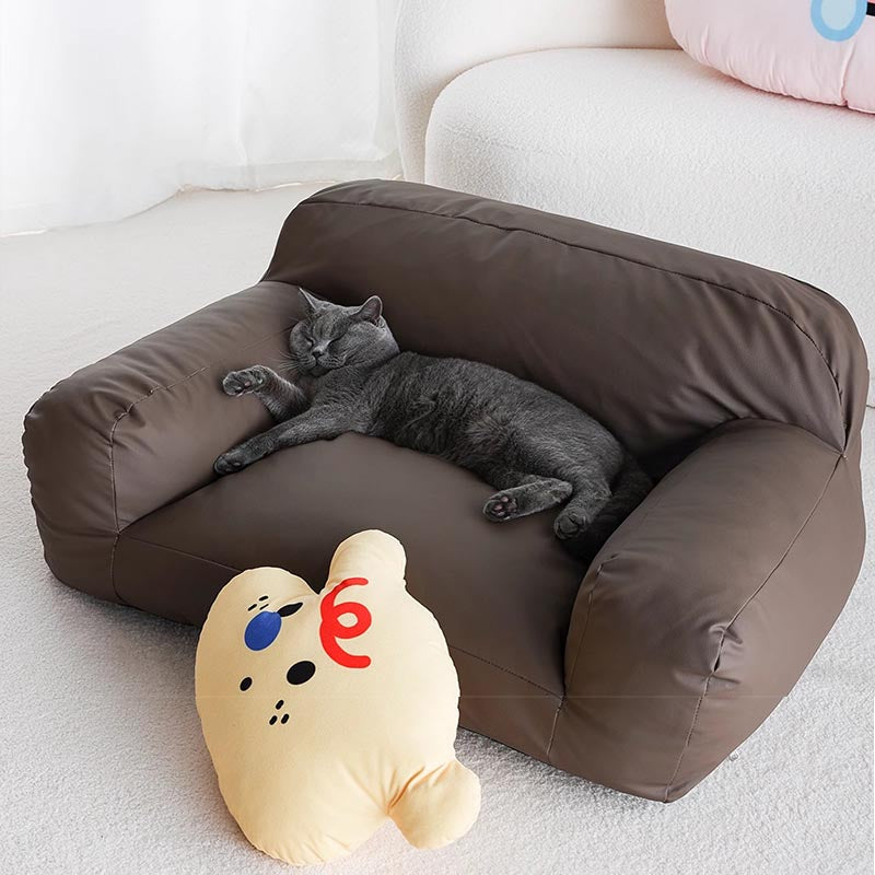 Waterproof Wide Armrest Pet Sofa