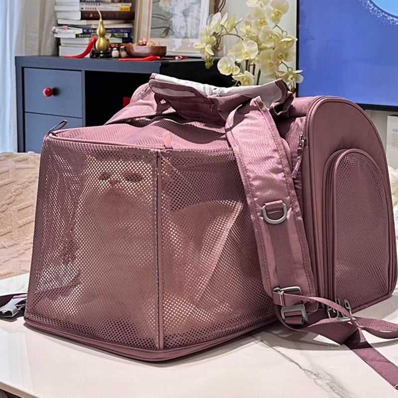 Breathable and Expandable Portable Cat Backpack