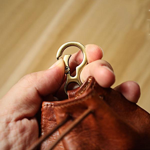 Retro Leather Coin Bag Storage Bag