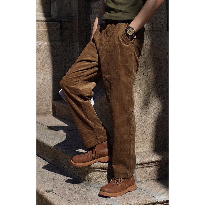 Japanese Retro Corduroy Wide-leg Pants