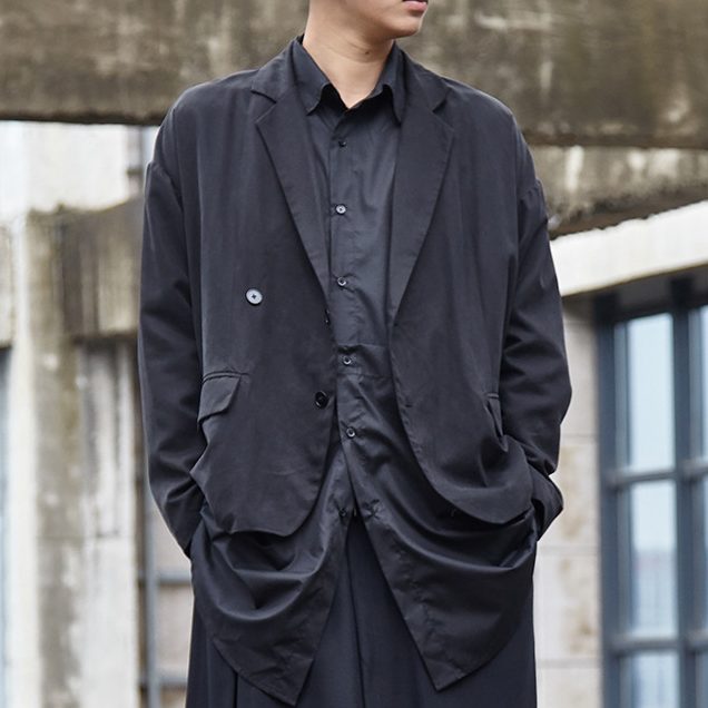 Men's Wide Drop Shoulder Blazer