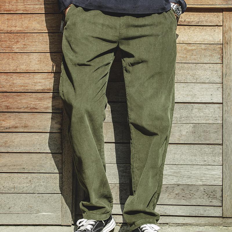Men's 90s Retro  Corduroy Pants