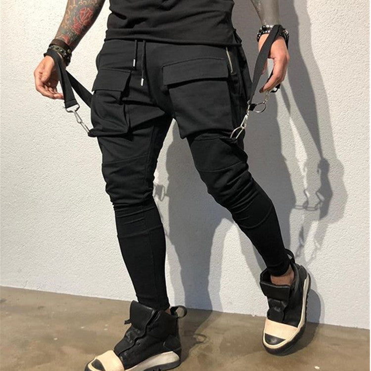 Fashion Hip-Hop Big Pocket Casual Sports Pants