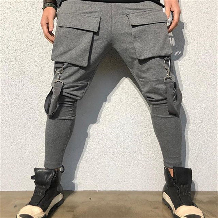 Fashion Hip-Hop Big Pocket Casual Sports Pants