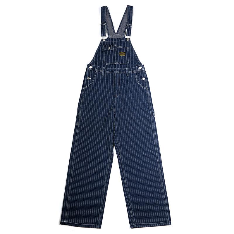 Men's Vintage Straight Denim Overalls