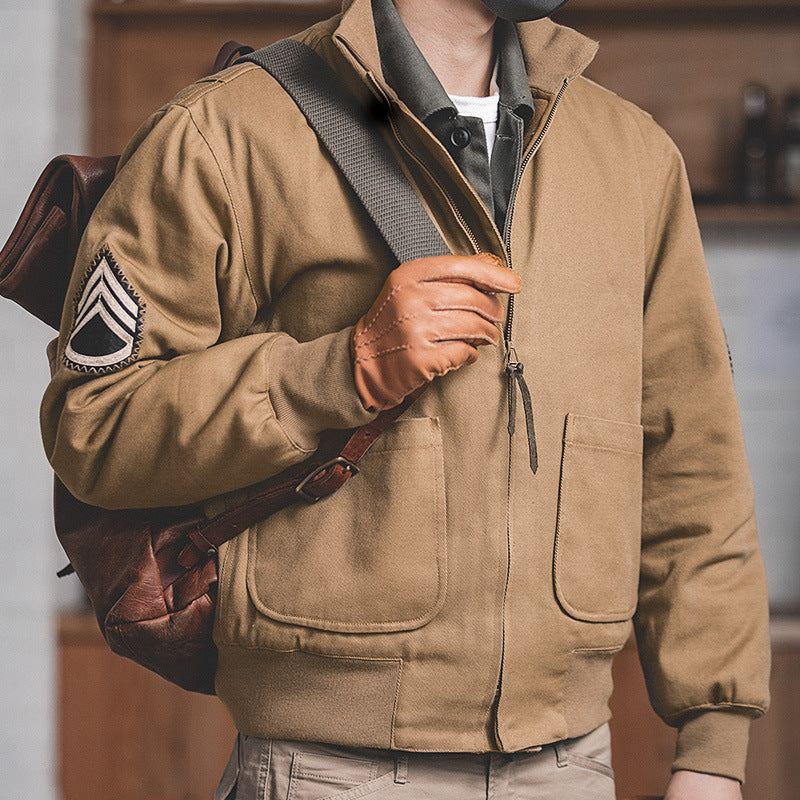 American Military Classic Winter Khaki Tanker Jacket