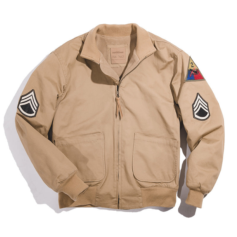 American Military Classic Winter Khaki Tanker Jacket