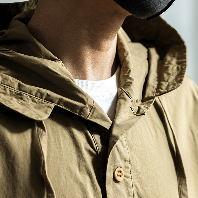 Navy Deck Suit Hooded Jacket