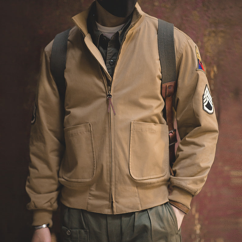 American Military Classic Winter Khaki Tanker Jacket