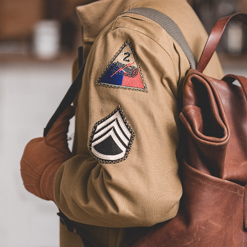 American Military Classic Winter Khaki Tanker Jacket