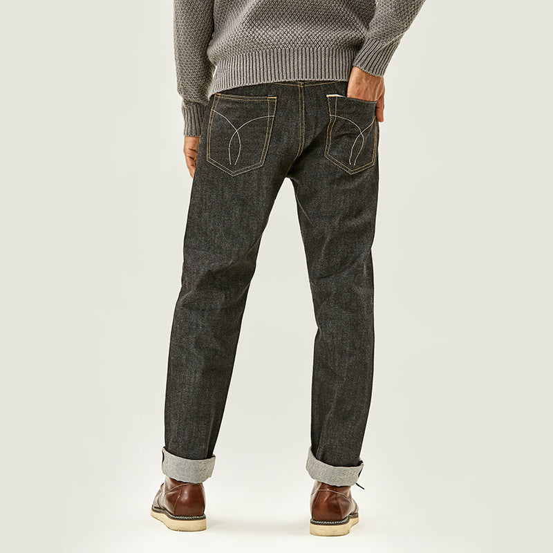 Men's Denim Straight-leg Jeans