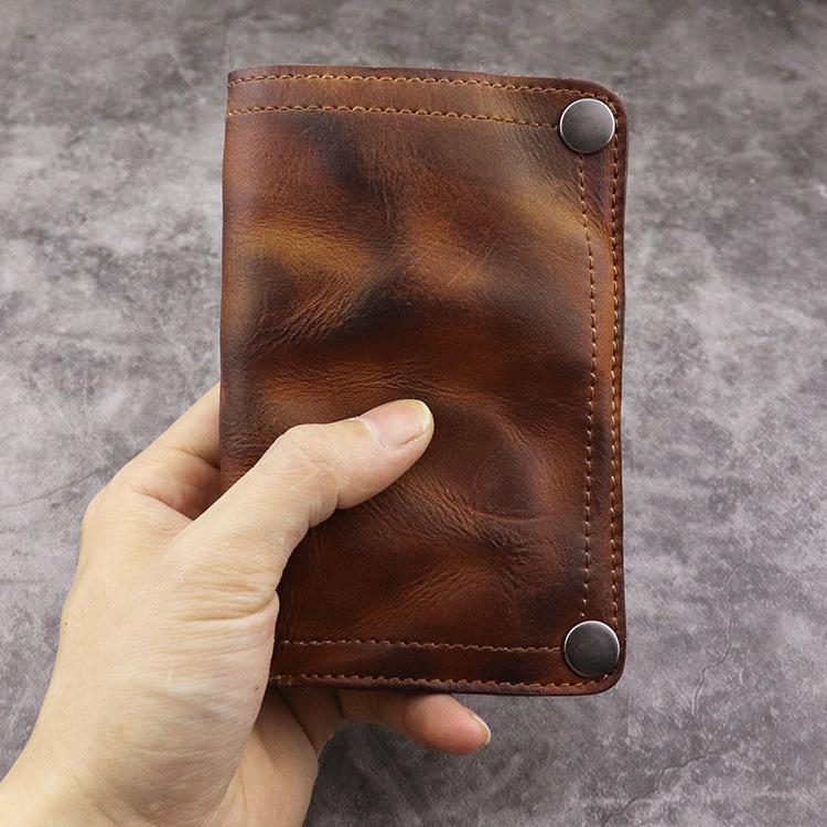 Handmade Leather Wallet Multi-card Slots Wallet