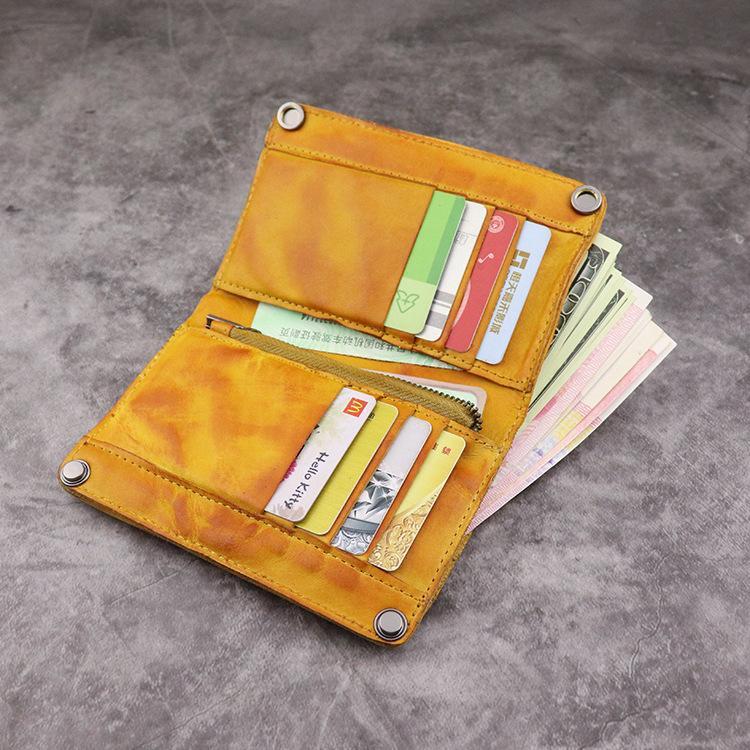 Handmade Leather Wallet Multi-card Slots Wallet