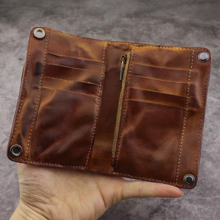 Handmade Leather Wallet Multi-card Slots Wallet