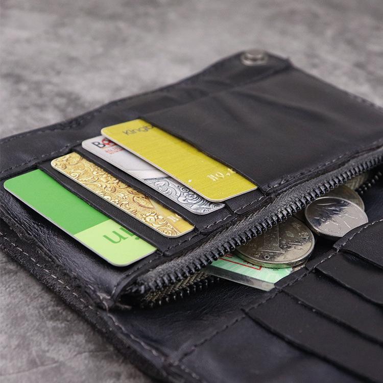Handmade Leather Wallet Multi-card Slots Wallet