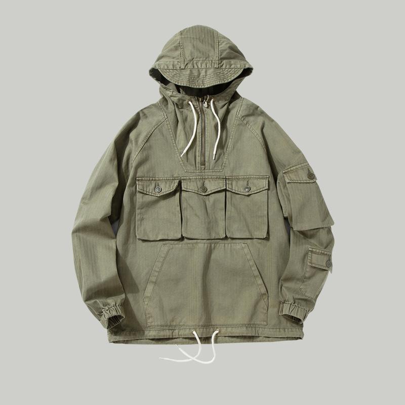 Solid Color Long-Sleeved Hoodie