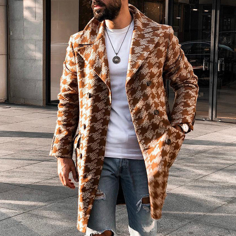 Winter Mid-length Suit Collar Fashion Coat