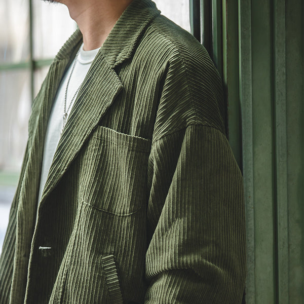 Oversize Vintage Corduroy Suit Jacket Blazer