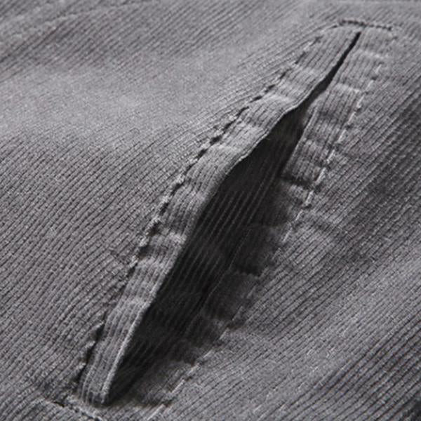 Winter Retro Fleece Corduroy Western Jacket