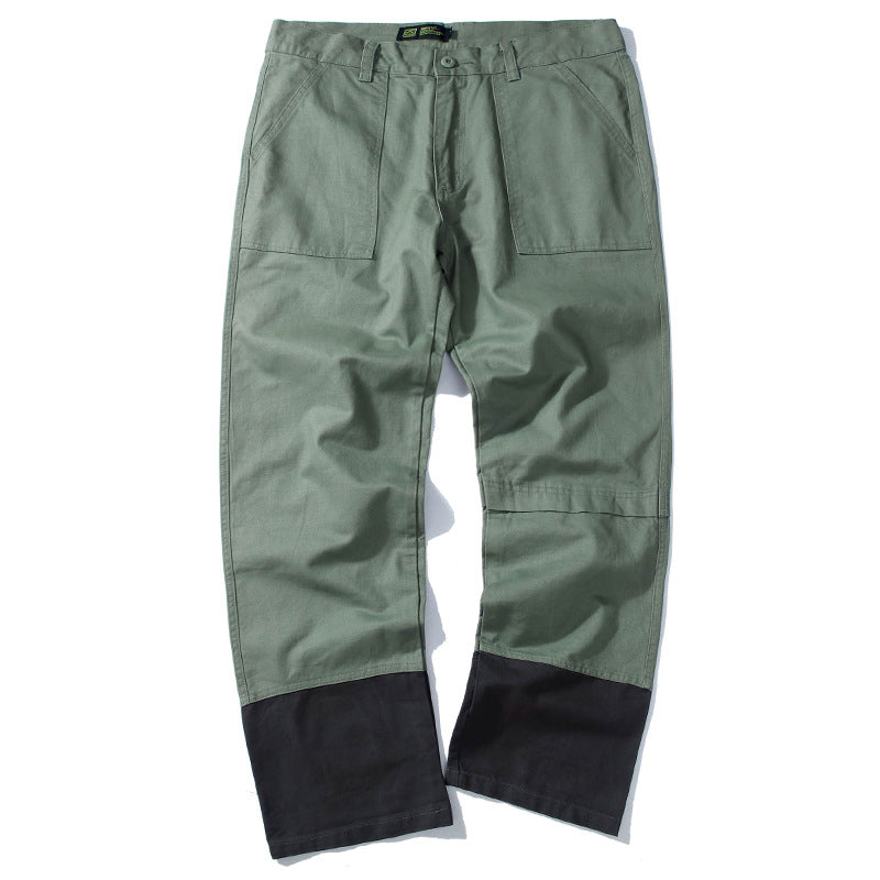 Retro Loose Straight-leg Pants
