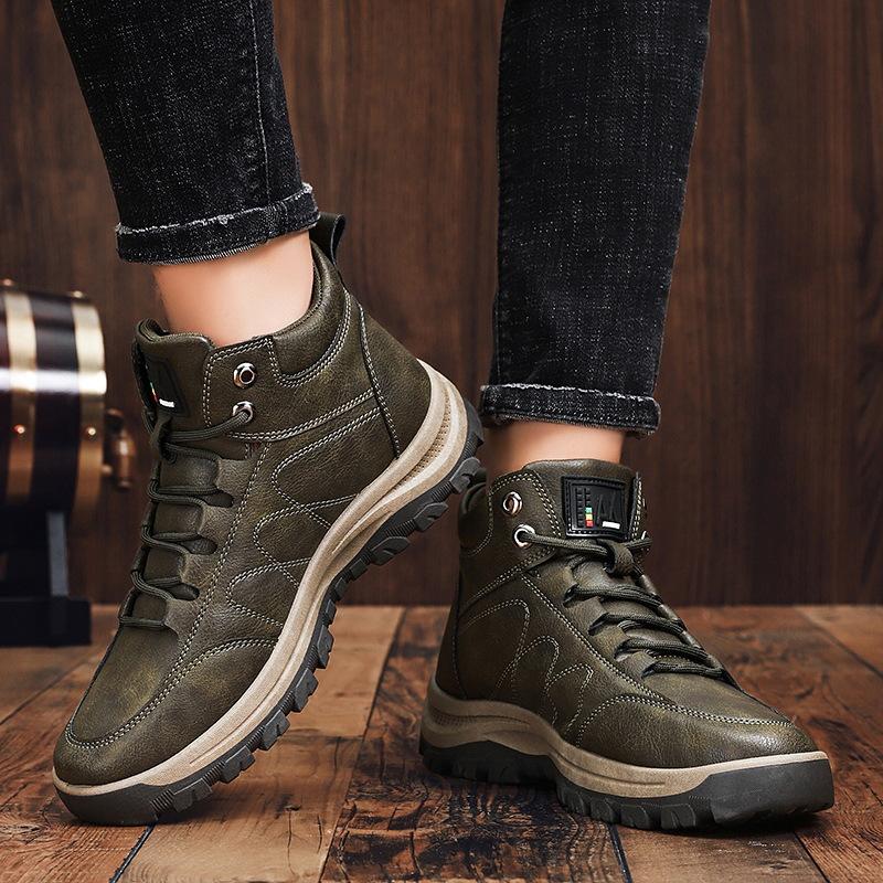 Men's High-top Anti-skid Warm Outdoor Shoes