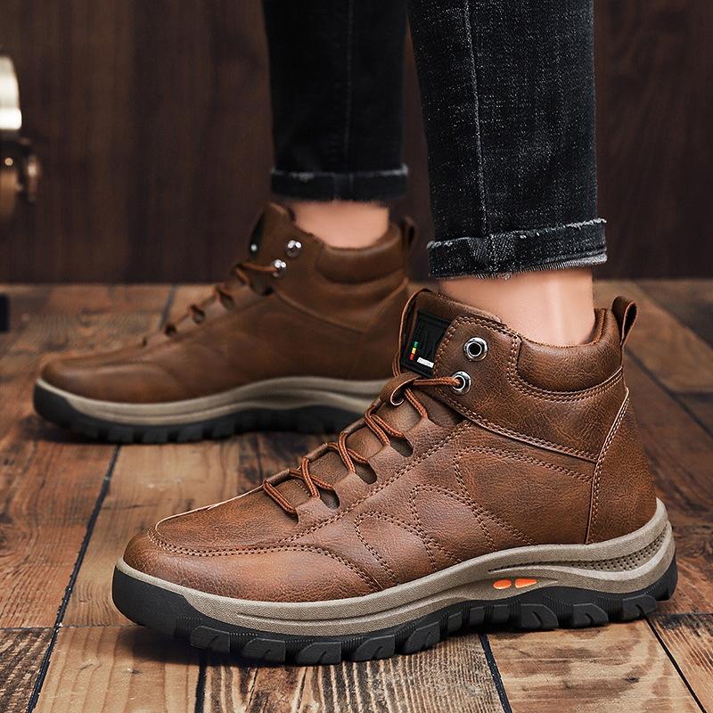 Men's High-top Anti-skid Warm Outdoor Shoes