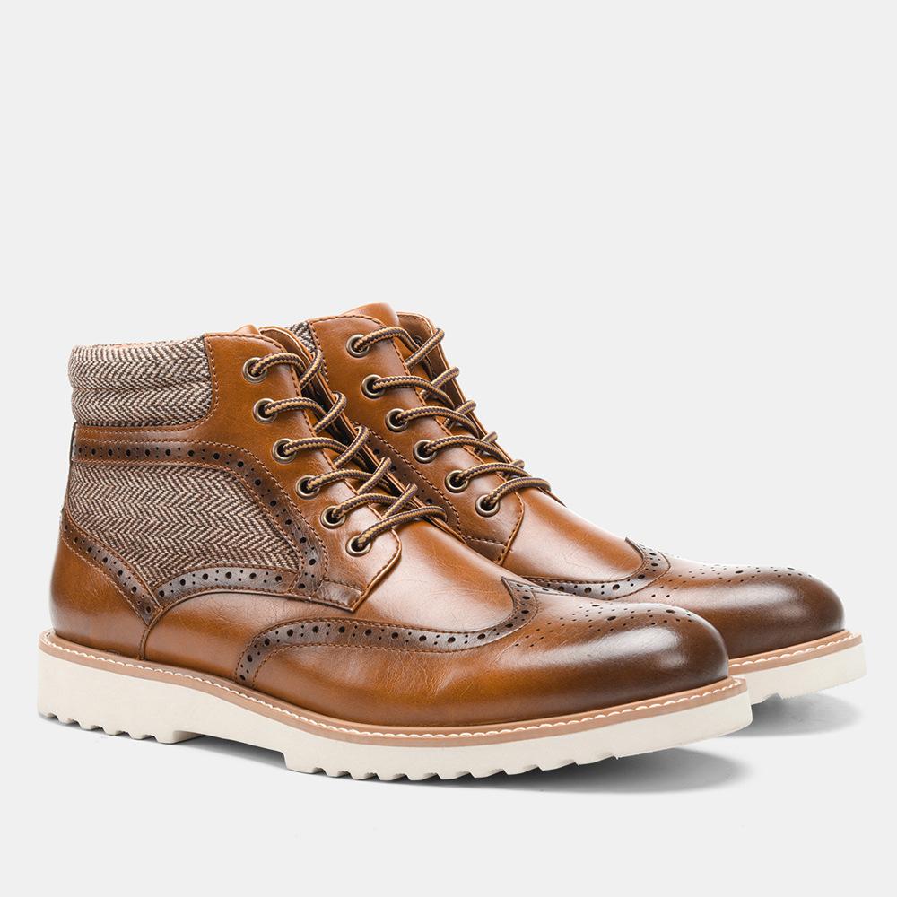 Winter Vintage Brogue Boots