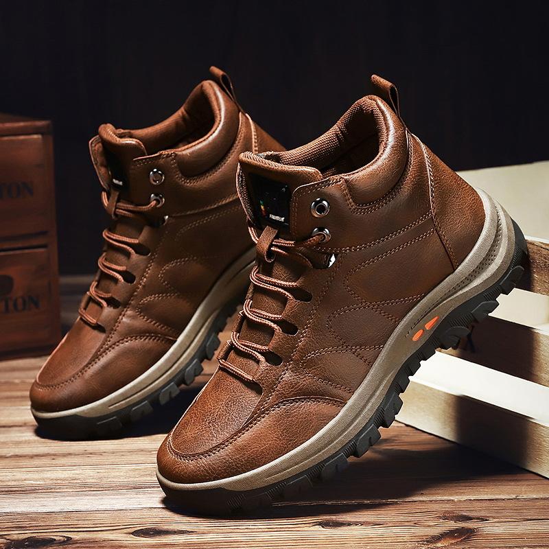 Men's High-top Anti-skid Warm Outdoor Shoes