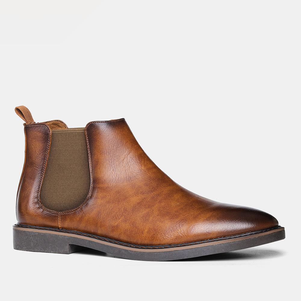 Vintage Chelsea Boots - Men's Wing-tip Comfortable Brogue Ankle Boots