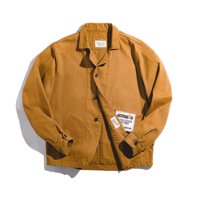 French Vintage Multi-pocket  jacket
