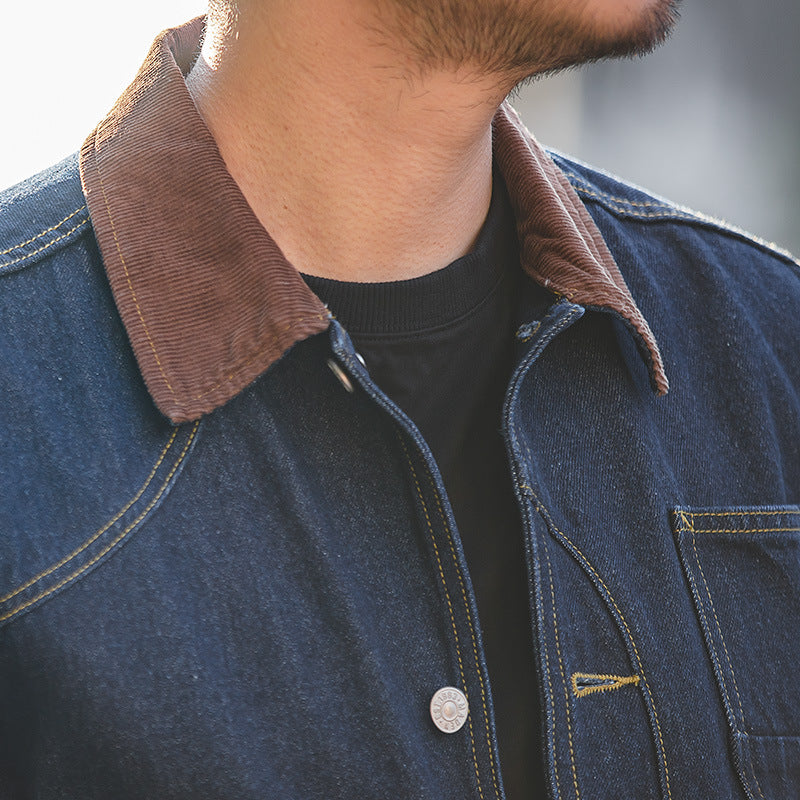 Winter Multi-pocket Denim Jacket