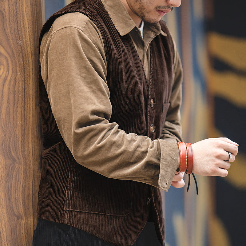 Men's Western Vintage Autumn Corduroy Vest