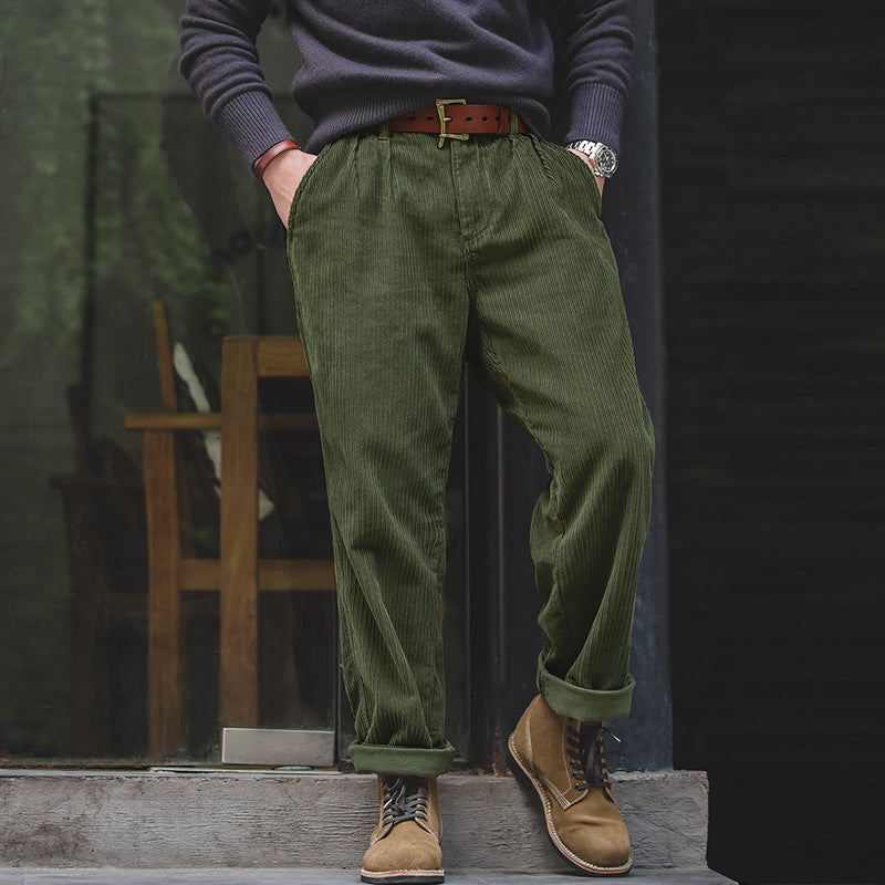 Men's 90s Vintage Plus Velvet Corduroy Pants