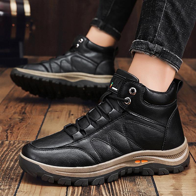 Men's High-top Anti-skid Warm Outdoor Shoes