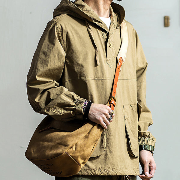 Navy Deck Suit Hooded Jacket