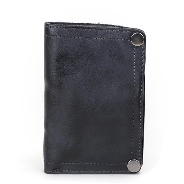 Vintage Italian Distressed Bifold Men's Western Wallet