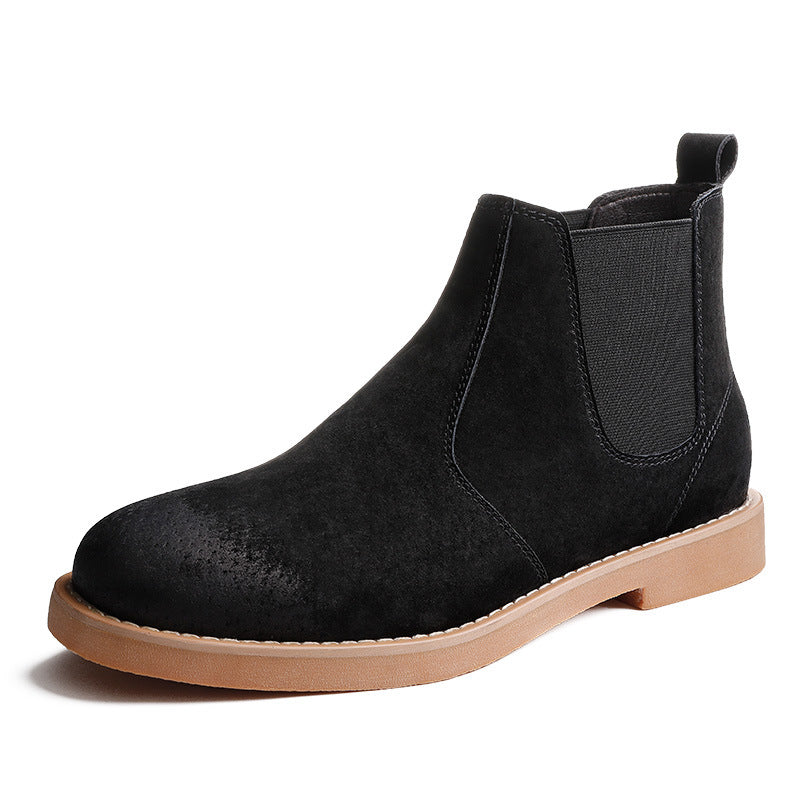 Chelsea Boots - Men's Genuine Leather Waterproof Casual Oxford Ankle Boots