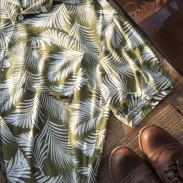Retro Beach Hawaiian Short Sleeve Shirt