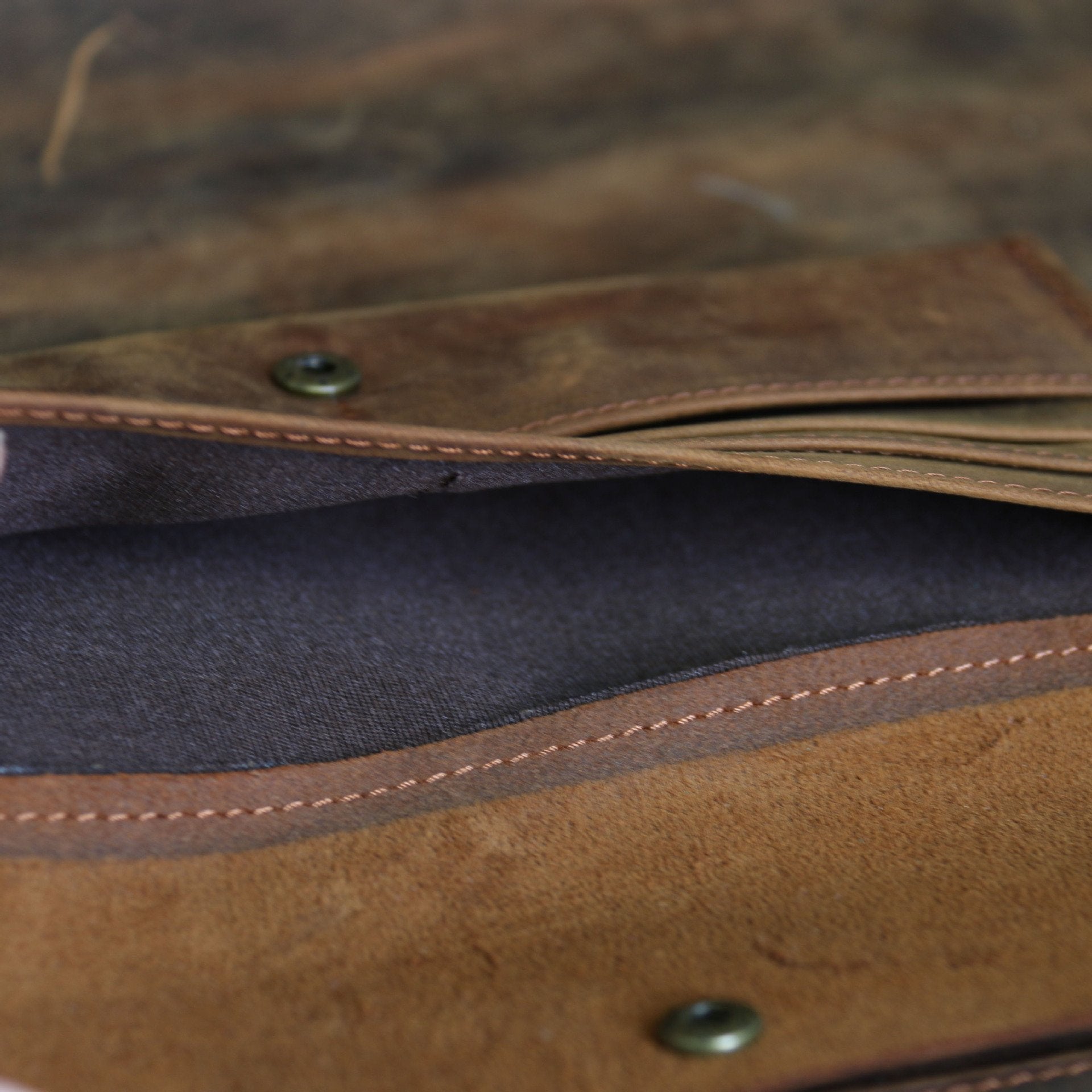 Retro Bifold Minimalist Leather Wallet