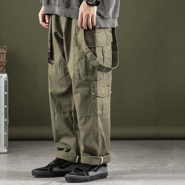 Military Style Camouflage Multi-pocket Overalls